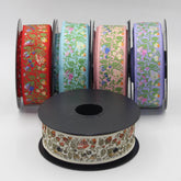 10 meters 32mm Floral Jacquard Braid #JAC4691 - ACCESSOIRES LEDUC BV